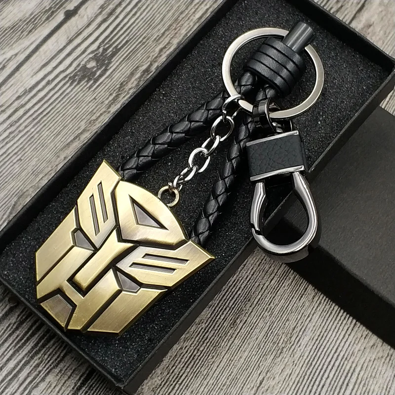 TransFormers The Last Knight Auto Bot Decepticons Cartoon Figures Key Pendant Keyrings Toys Keychain Present