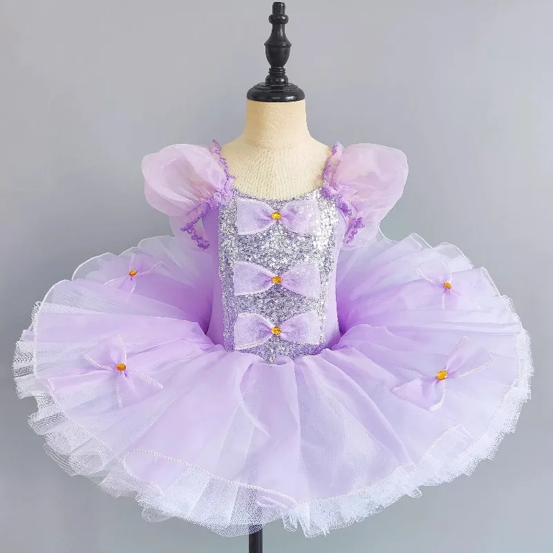 Children's Ballerina Dance Wear Girls Ballet Performance Tutu Dress Colorful Fairy Ballet Outfits Stage Costume Clothes Princess view 4