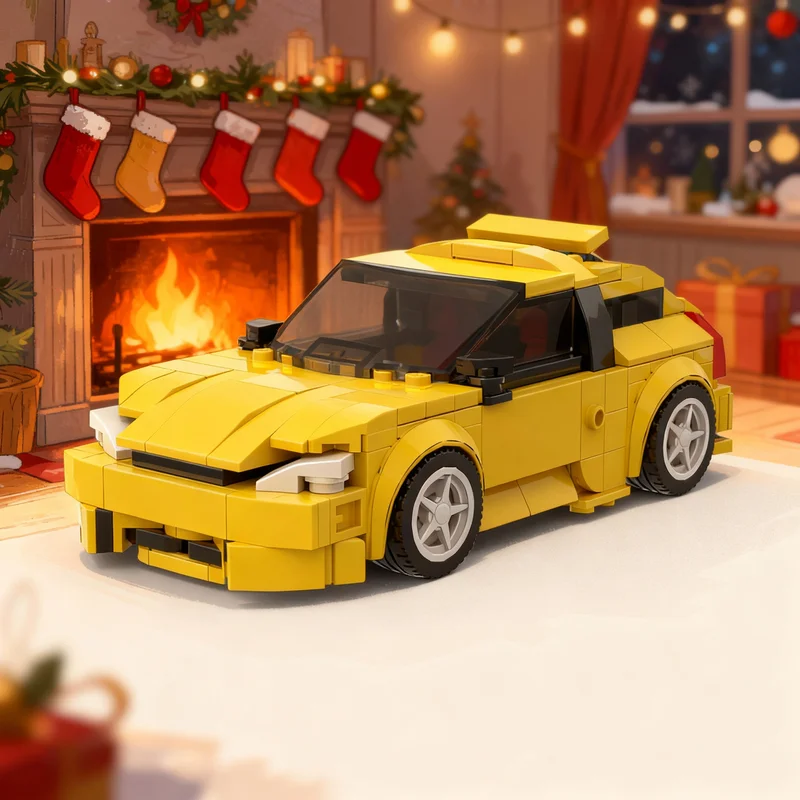 298 pièces MOC Jp Cars Type R City Champions Modèle de blocs de construction Jouet Construction DIY Créatif Idée cadeau de Noël Éducation Brique