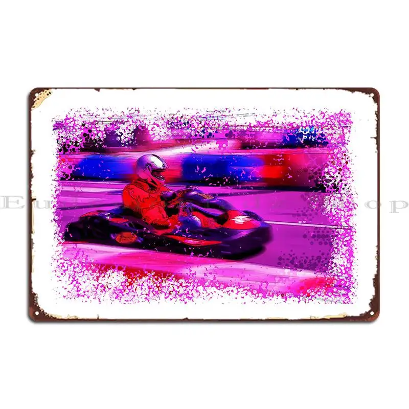 Go Kart Metal Sign Classic Club Iron Club Club Tin Sign Poster