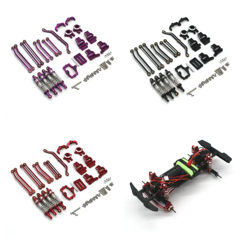 Accessories for JJRC C8801 C8809 C8813 RC 1/18 Remote Control Cars Toy Car Simulation Model Metal Modification and Upgrade Kit