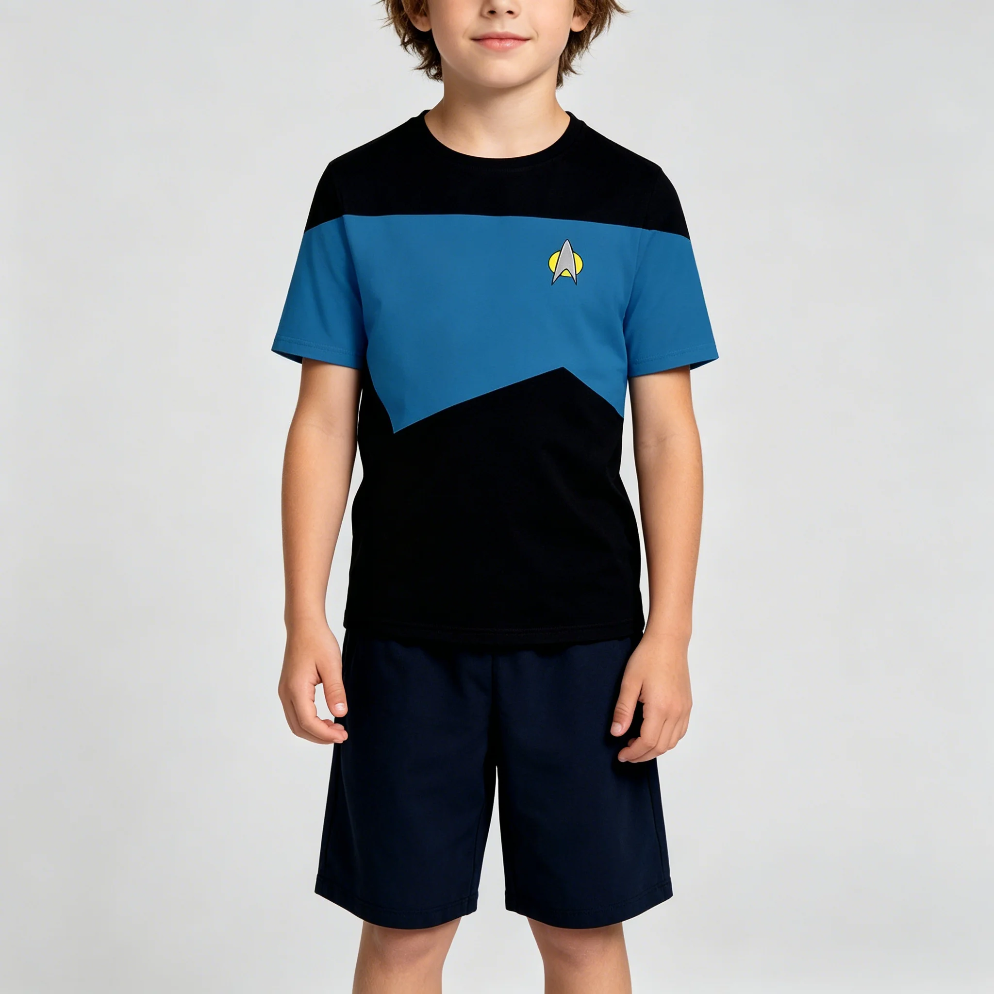 Herren T-Shirt Damen Tee Jungen Mädchen Top Erwachsene Kinder Eltern-Kind Schnelltrocknende Kinder-T-Shirts Star Trek Film Cosplay Harajuku Tops