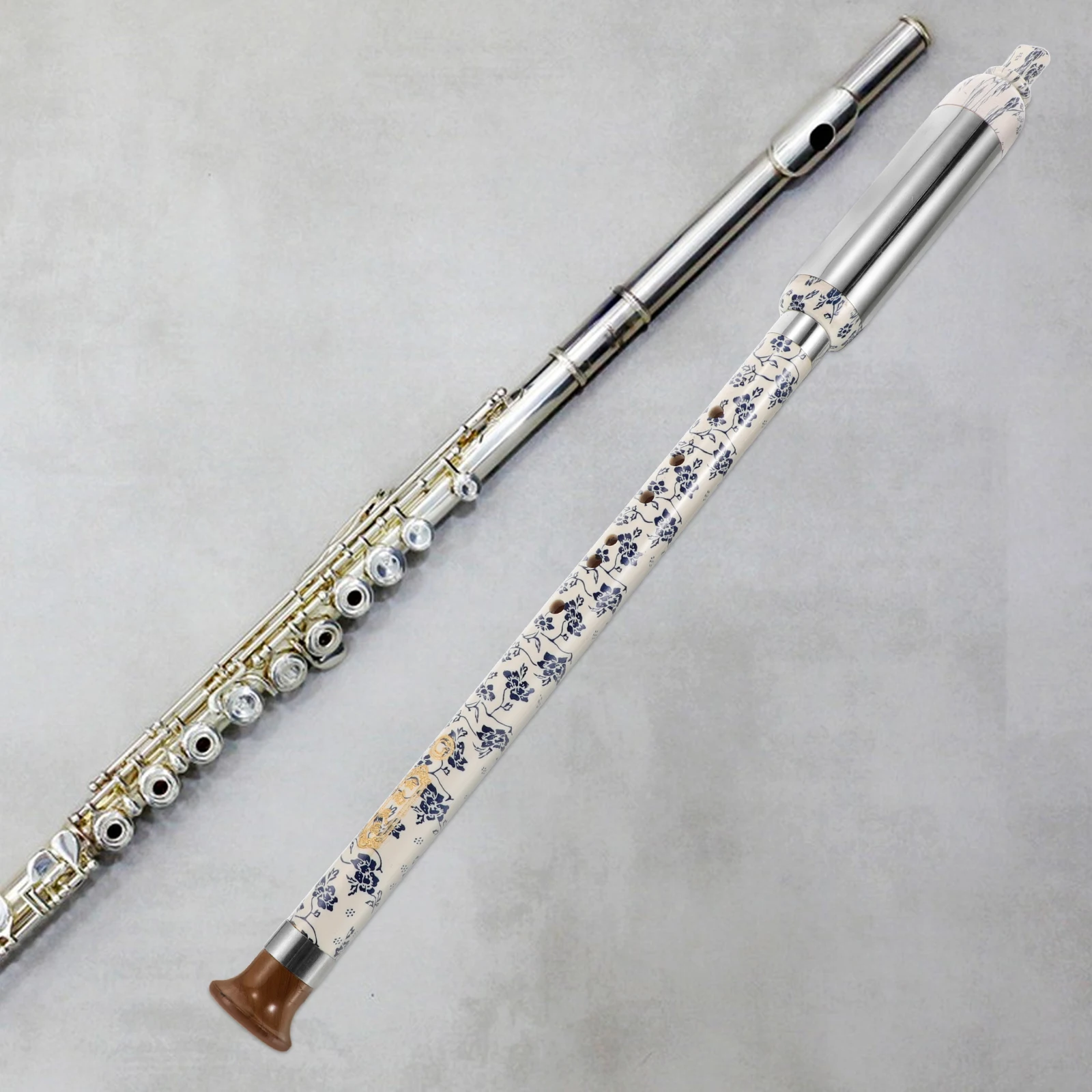 

Vertical Bawu Flute G Tuning Ethnic Wind Instrument Detachable Design Traditional Chinese Musical Instrument For Adults Kids