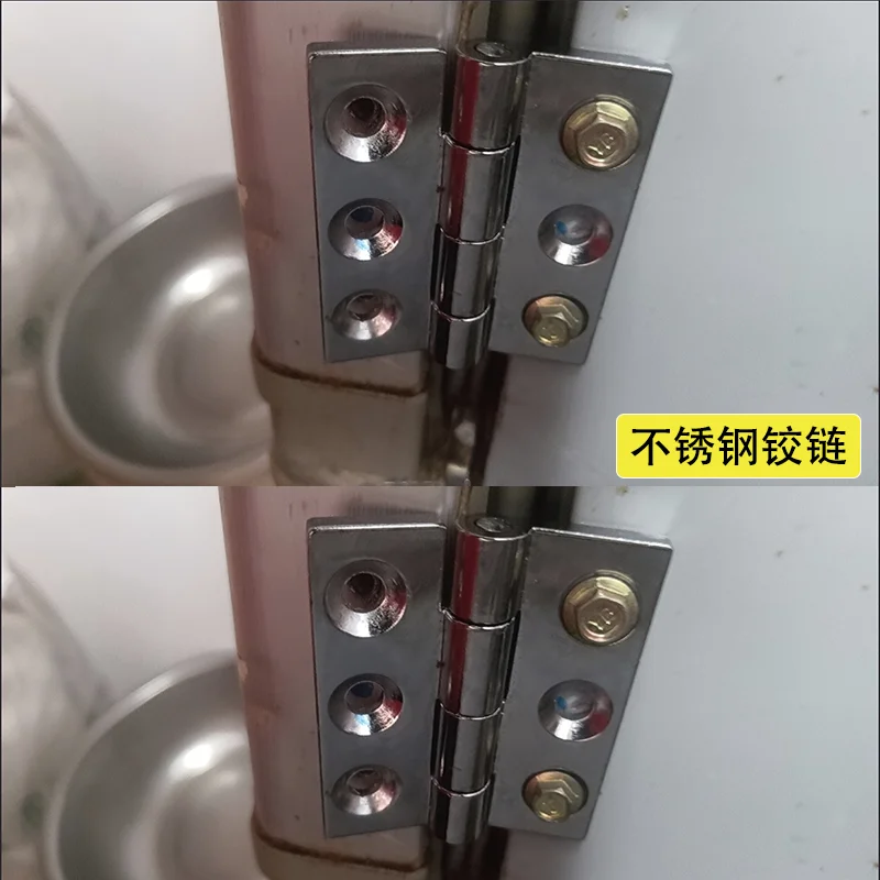 

2pcs Heavy-Duty Butterfly Hinges Large Hole Door Suitable for Industrial Machinery Steam Cabinet Refrigeration Room