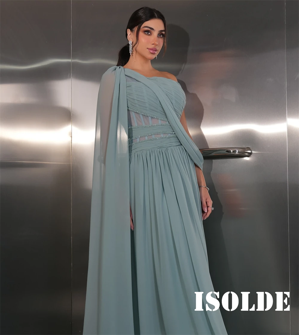 Customized Classic Chiffon Evening Dress Exquisite One Shoulder Sleeveless Homecoming Dresses Formal Special Occasion Gowns