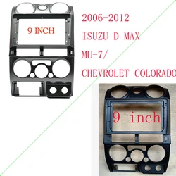 9 Inch Car Radio Frame Fascia For Isuzu D-max MU-7 Chevy Chevrolet Colorado 2005-2011 Bezel Panel Fit Dashboard Mount Kit 2 Din