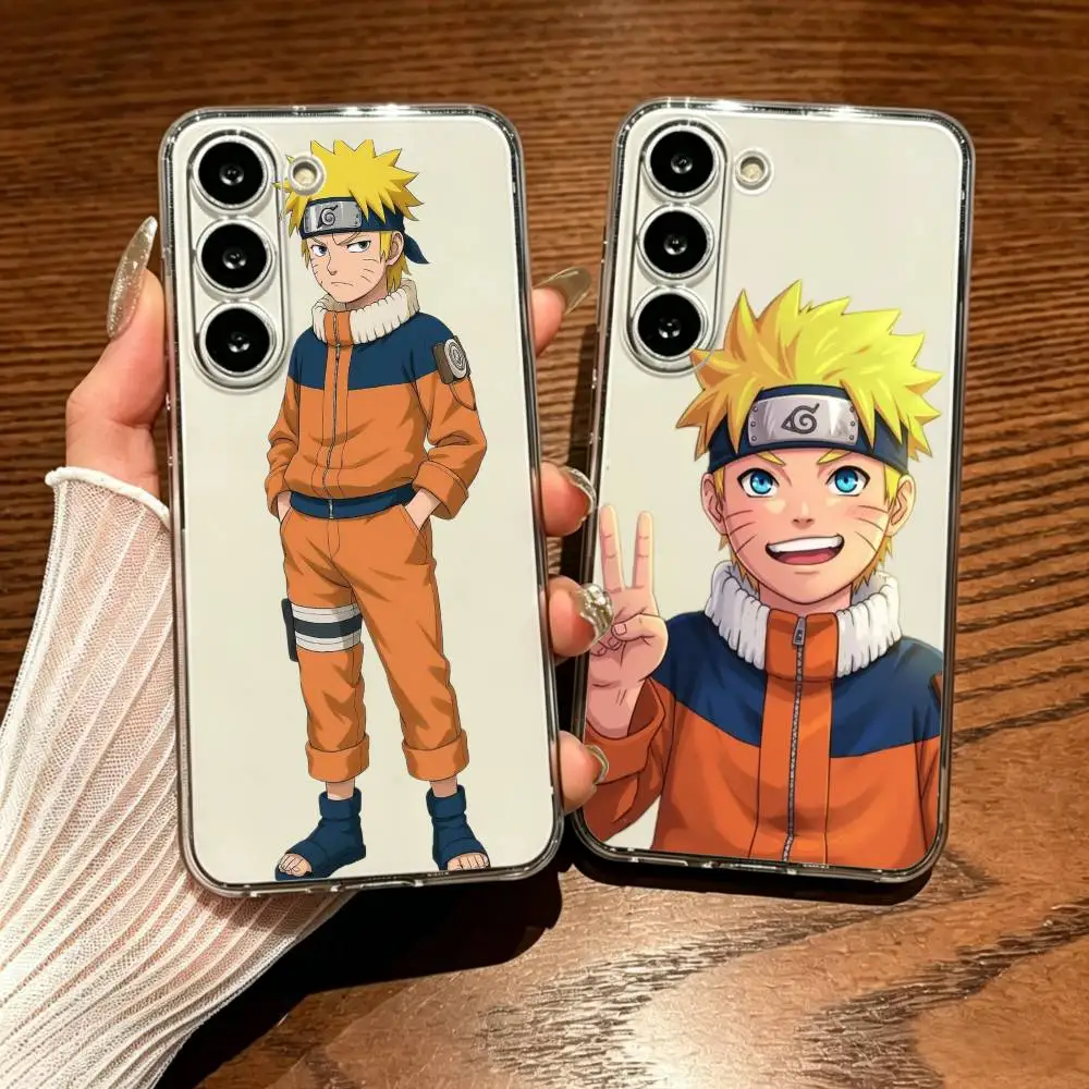Konoha Ninja Precise Hole Transparent Printed Phone Case For Samsung Galaxy A73/A72/A71/A53/A52/A51/A22/A91/A80