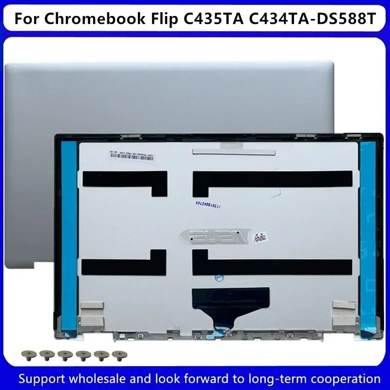 

Новинка для ASUS Chromebook Flip C435TA C434TA-DS588T 13N1-TEA0411, задняя крышка ЖК-дисплея, верхняя крышка корпуса, крышка упора для рук