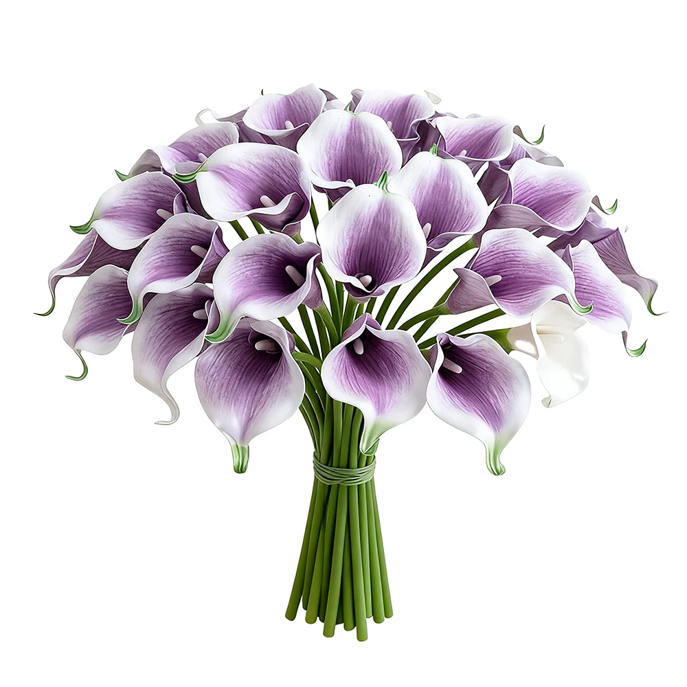 5/10/20 قطعة زهور زنبق الكالا الاصطناعية إيفا الزهور وهمية للمنزل ديكور الطاولة المركزية غرفة المعيشة حفلات الزفاف زينة