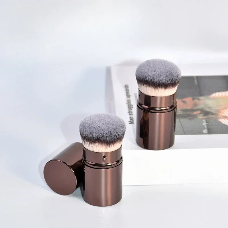 

Retractable Blush Brush Foundation Brush Soft Fluffy Powder Contour Makeup Brushes Portable Makeup Tools