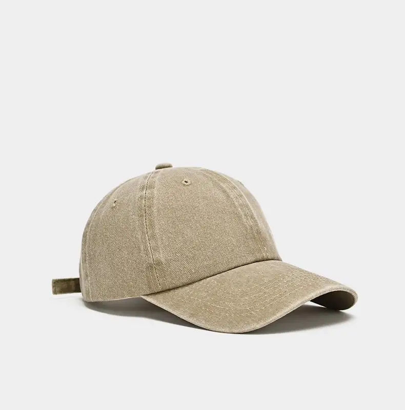 Baseball Kappe Gewaschen Baumwolle Männer Frauen Snapback Hut Vintage Hip Hop Caps Einfarbig Papa Hut Knochen Casquette Outdoor Casual Sport – Detail 6