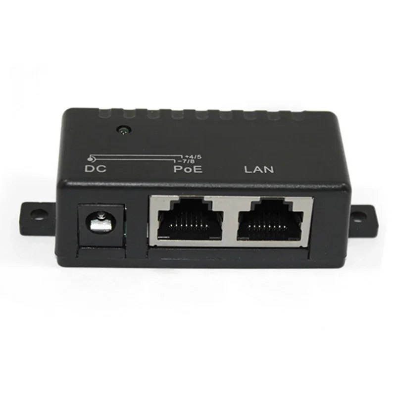 100Mbps 5V 12V 24V 48V/1a Poe Injector Power Splitter Voor Ip Camera Poe Adapter Module Accessoires