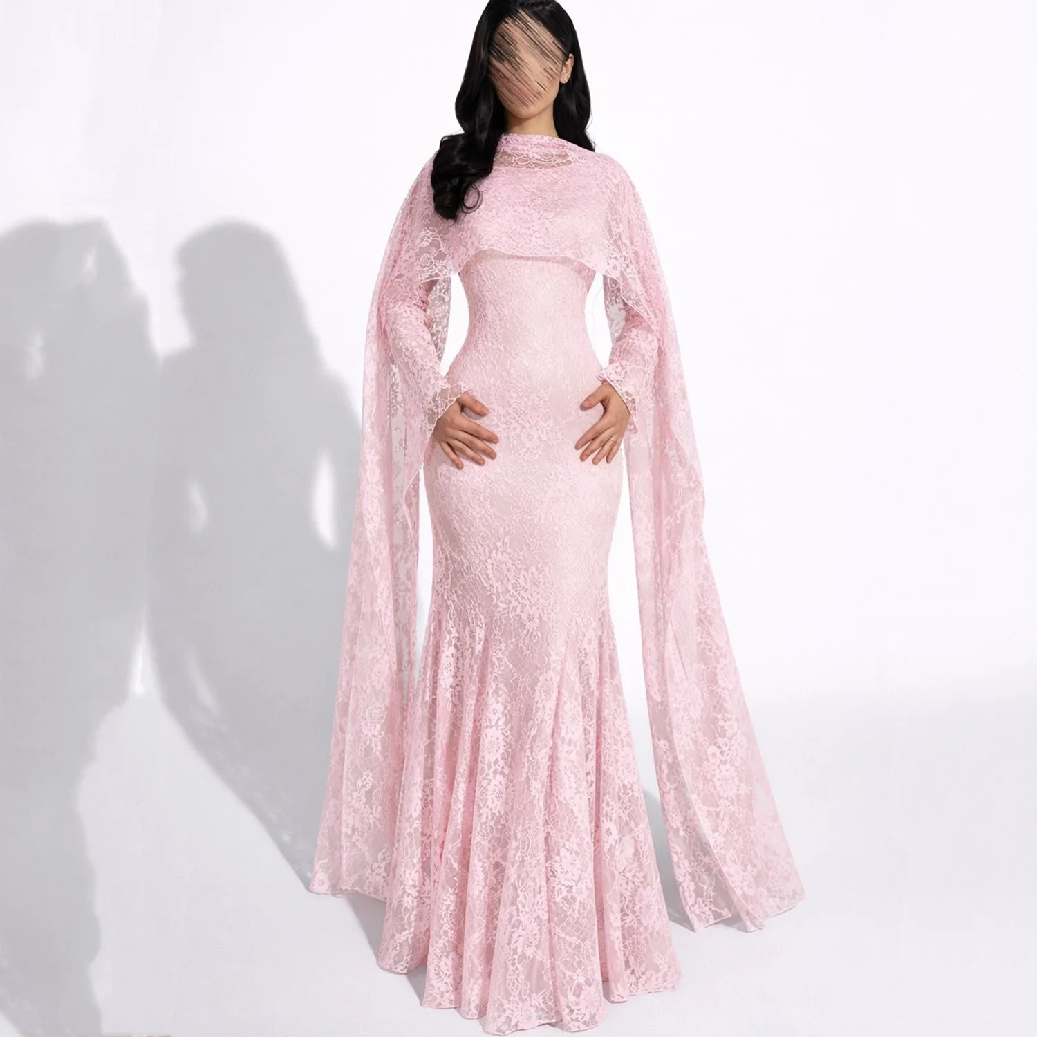 

Aileen Robe De Soirées Femme Dresses Gala Customized Women Evening Dress Vestidos De Noche Brillantes Lace Pink فستان سهره 2026