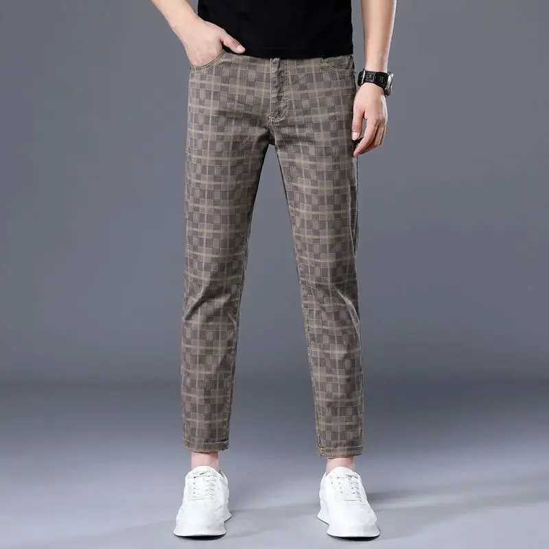 

Trousers For Men Long Casual Pants Man New Trend Cheap Korean Style Regular Fit Stylish Hot Plus Size Big Aesthetic Designer