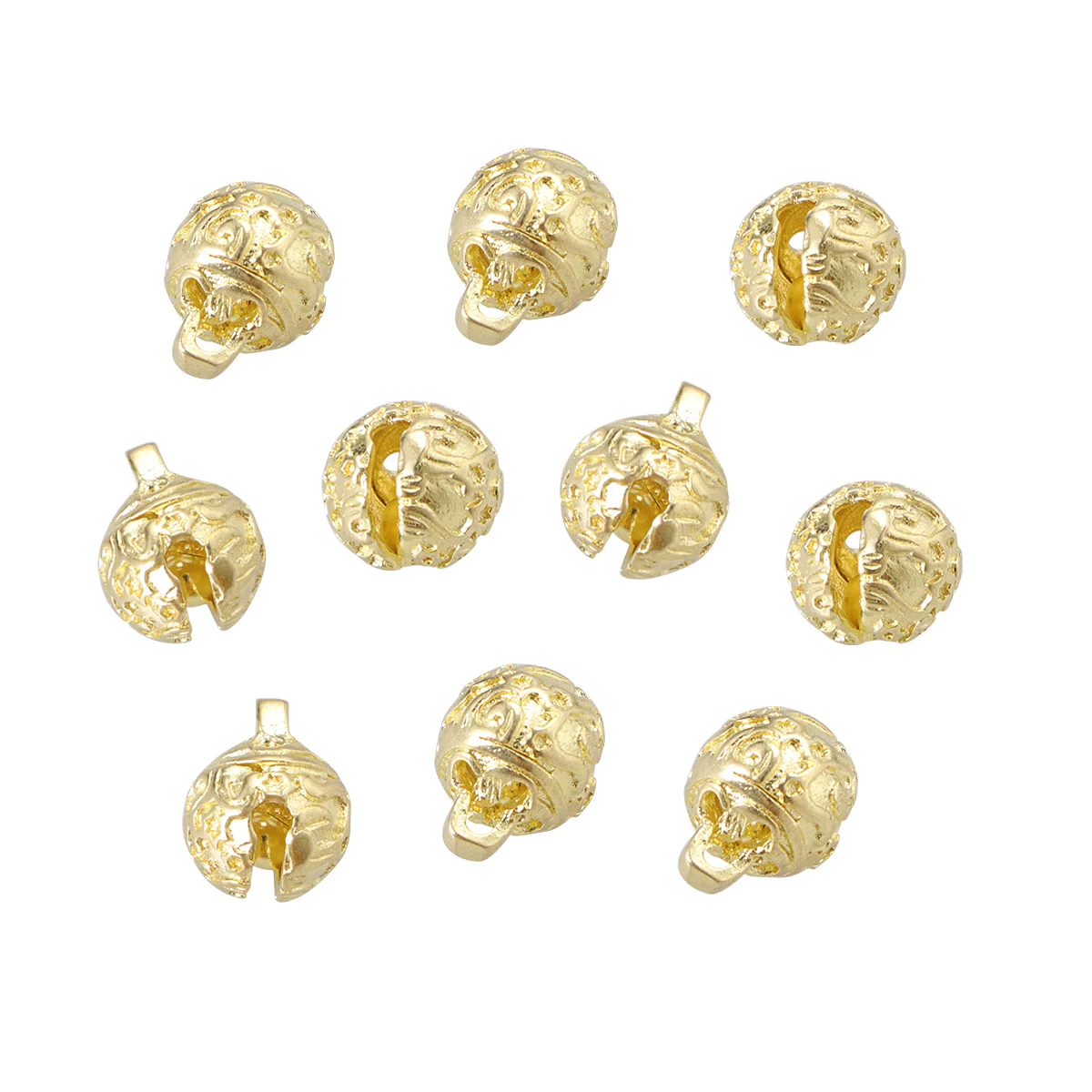 

Tiger Head Bells Decorative Ornaments Christmas Wedding Party Home Office Crafts DIY Gifts Keychains Pendant Accessories Premium