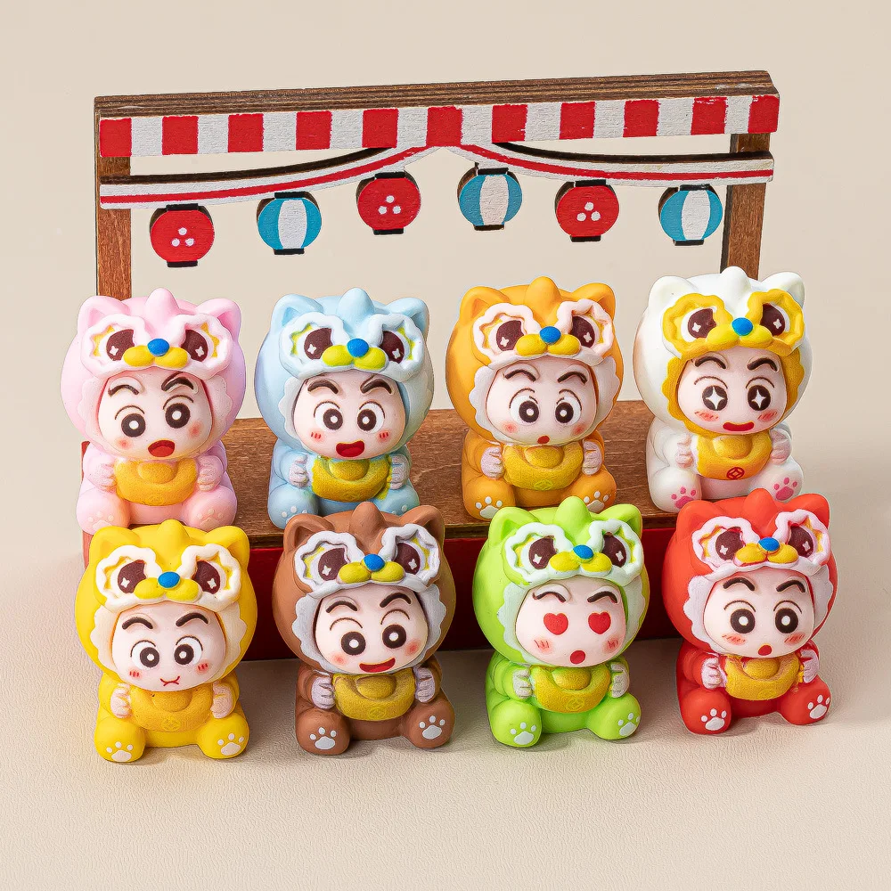 

Новая модель фигурки-куклы Крейона Шин-чана: очаровательное и модное украшение для рабочего стола, идеальный подарок