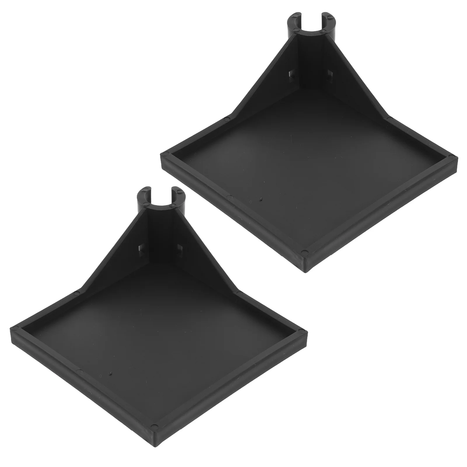 

2pcs Corner Rack for Grow Tent Plant Shelf Black Stand Lightweight Durable Plastic Easy Installation Multifunctional Spacesaving