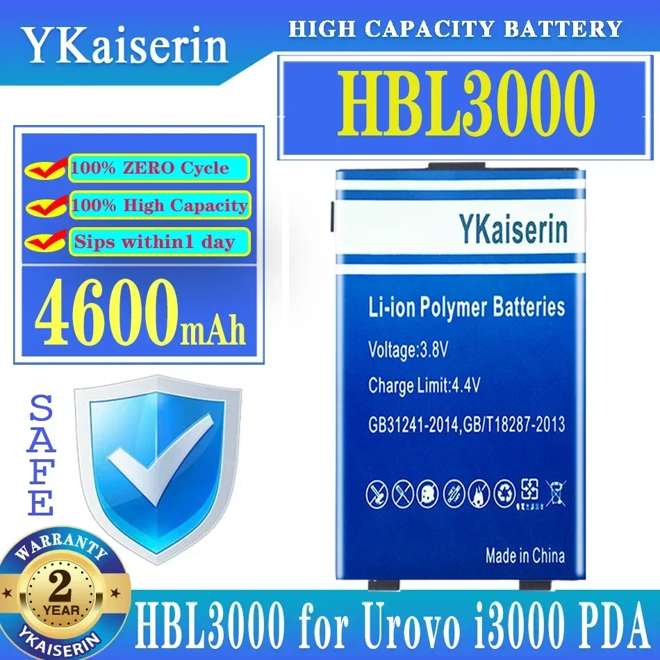 YKaiserin Battery HBL6300 HBL6000 HBL3000 HBL9000S HBL6310 for Urovo DBK2800 I6200 i6310i i6310B i6310C i3000 PDA i6080 cBK2800