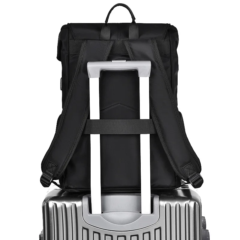 

Outdoor casual backpack men's high sense business waterproof computer backpack large capacity student schoolbag tide