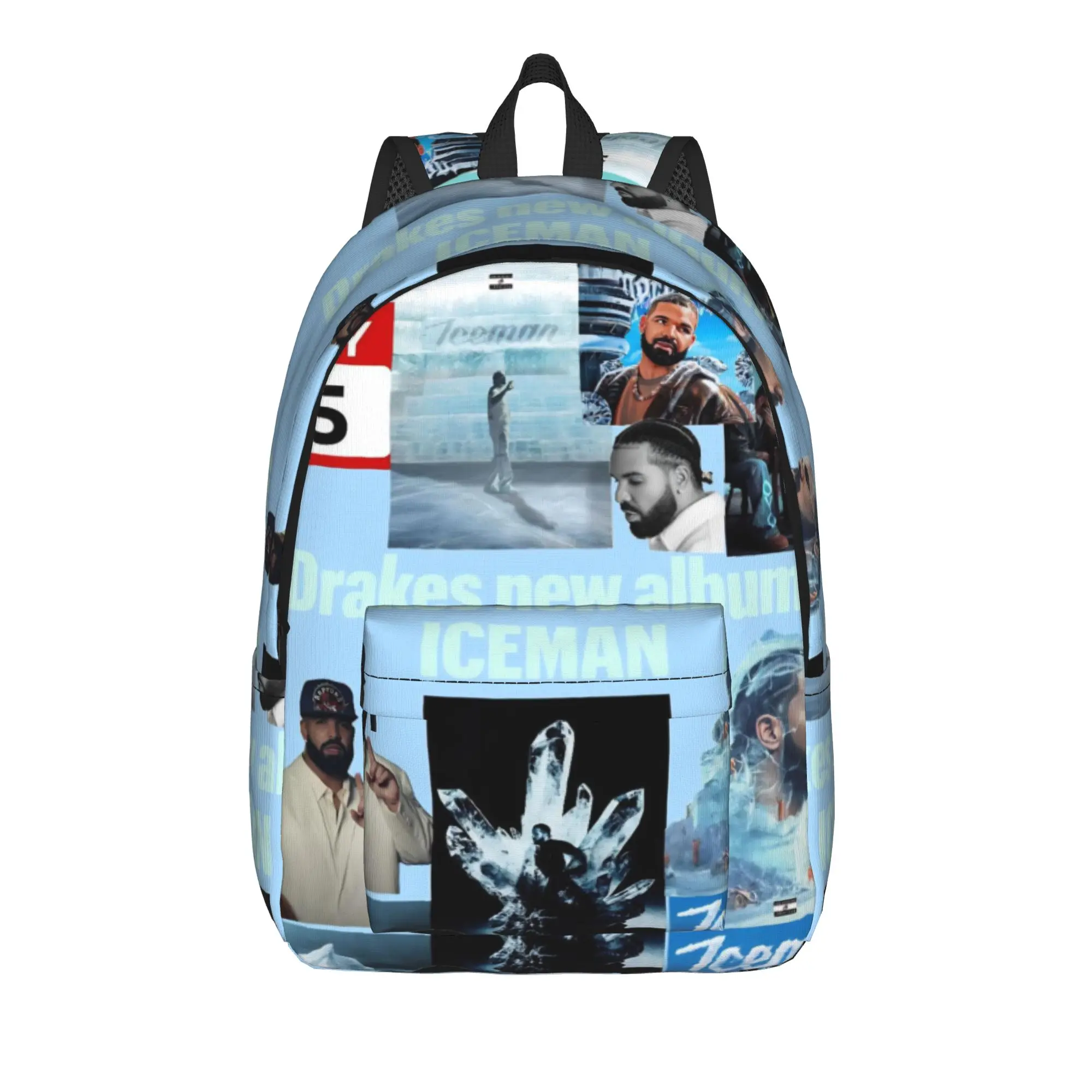 

Drake Iceman Album 2026 Cool Backpack Outdoor Student Hiking Travel Daypack for Men Women Laptop Canvas Bags