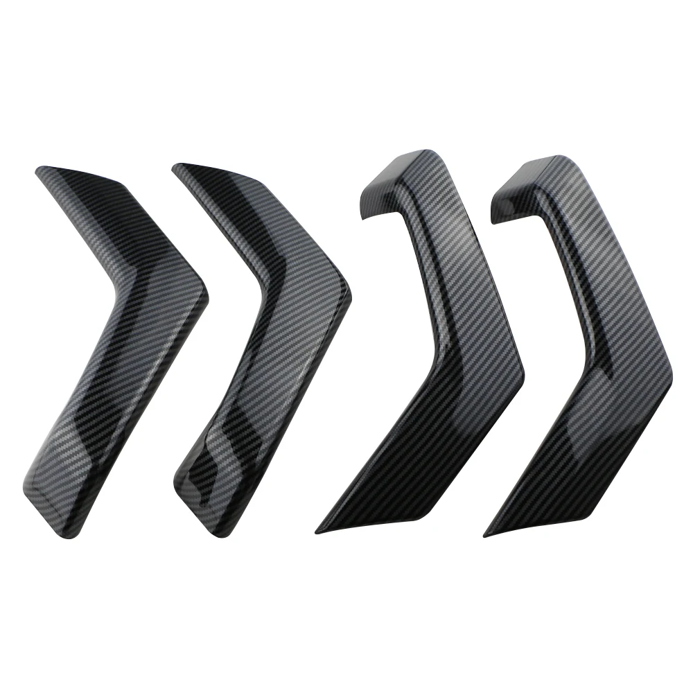 4Pcs ABS Car Door Armrest Panel Cover Sticker Trim for VW Volkswagen Troc T-roc 2018 - 2023 Accessories