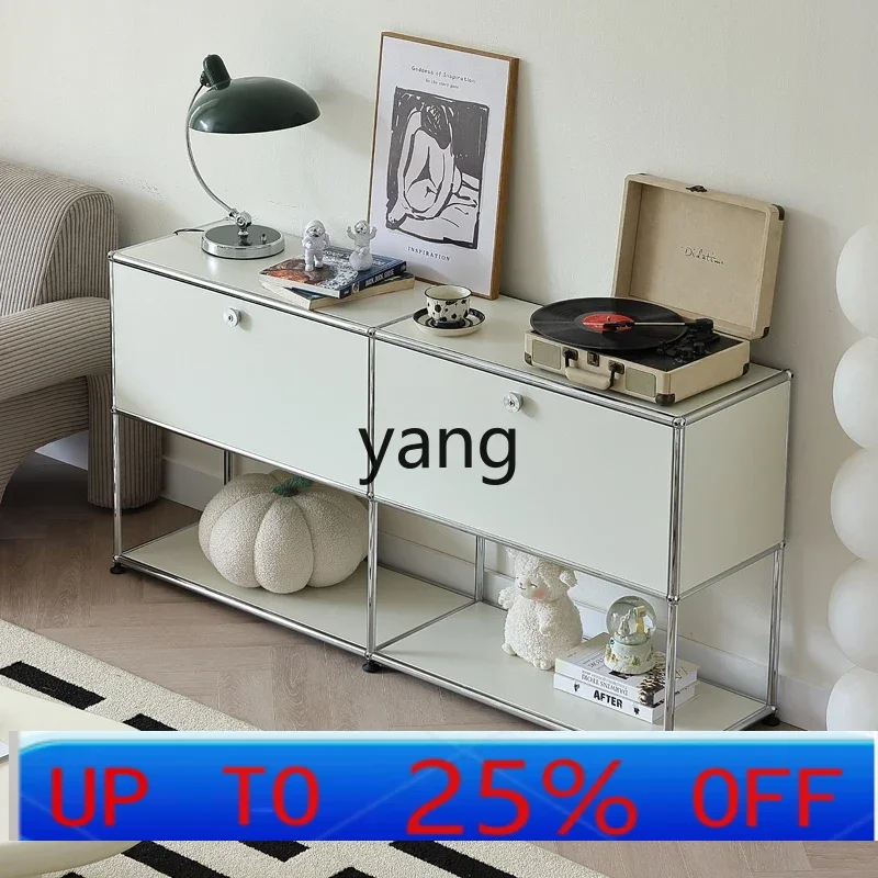 

LH floor modern simple living room stainless steel storage locker