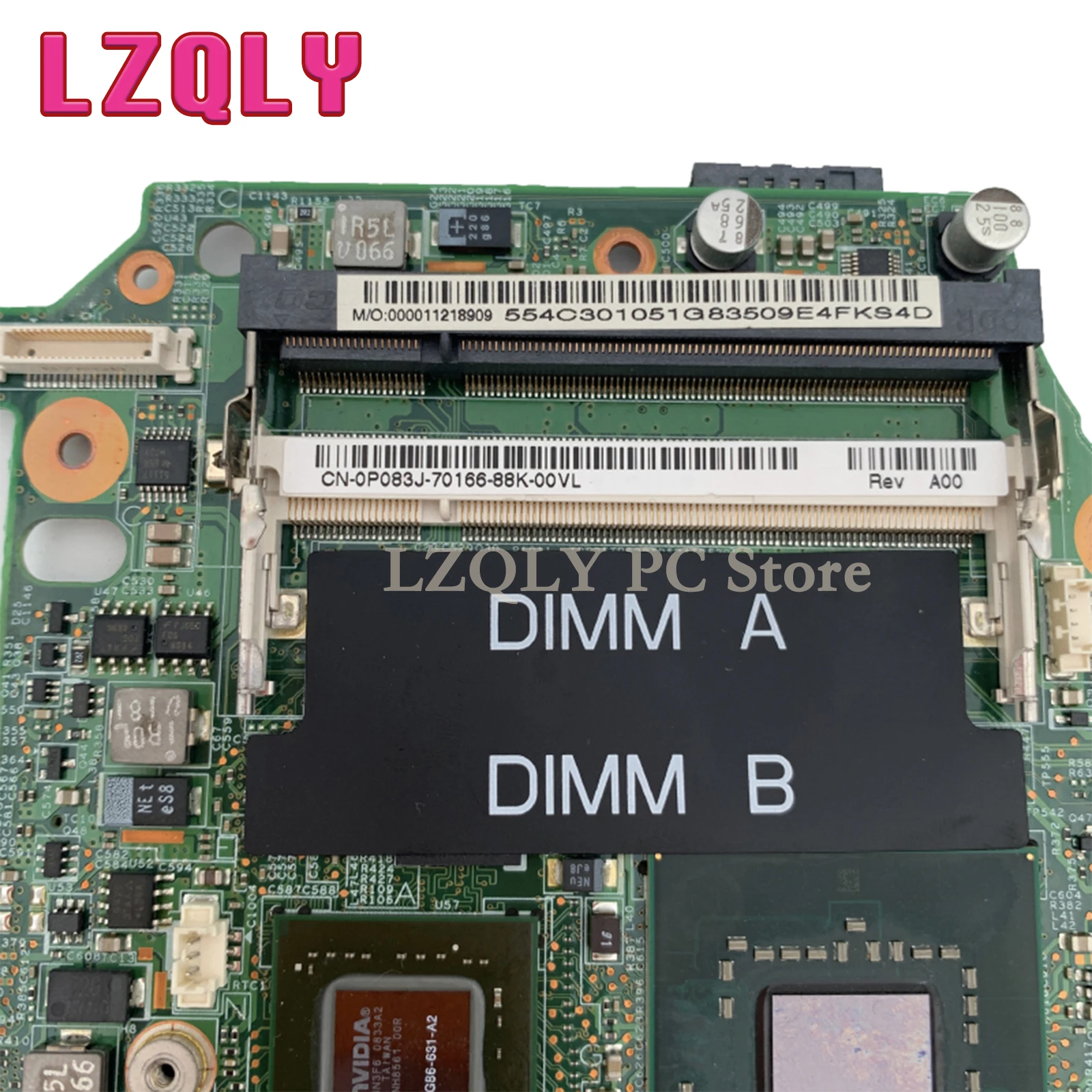 Imagem -06 - Lyqzy-placa-mãe para Dell Xps M1330 Cn0pu073 Cn-0k984j Cn-0d057f Cn-0p083j Laptop 965pm Ddr2 8400m Cpu Livre