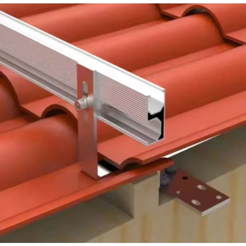 Trust Roof Rail Solar Mounting Structure Rail Solar Aluminum Bracket Support - Detail 1