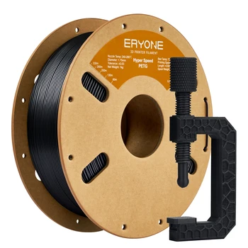 ERYONE Hochgeschwindigkeits-PETG-Filament 1,75 mm +/- 0,03 mm, 3D-Druckfilament PETG passend für die meisten FDM-Drucker, 1 kg (2,2 Pfund) / Spule