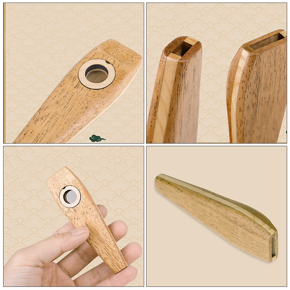 

Wooden Flute Kids' Musical Instruments Professional Kazoo Kazoos Household Toy Child Portable Childrens