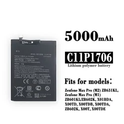 C11P1706 High Quality  Battery For ASUS Zenfone Max Pro M1 6.0 Inch ZB601KL ZB602KL X00TDE X00TDB 5000mAh New Bateria