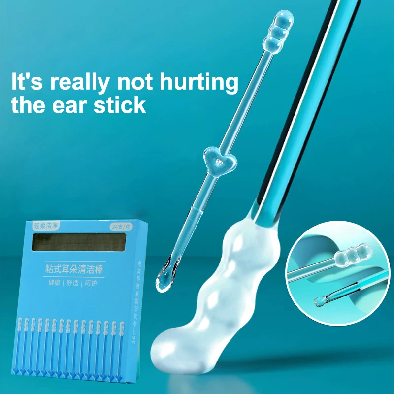 

1/3/5 коробок, липкий инструмент для копания ушей, инструмент для чистки ушной серы, специальная не повреждающая ложка для копания ушей, ватные тампоны для копания ушей