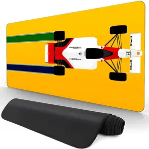 Ayrton Senna F1 Racing Mouse Pad, Gamer Mouse, large games, Big Computer Locking Edge Mousepad, Pretty Keyboard Desk, 900x400mm 8 Main Sales Ayrton Senna Helmet - №6