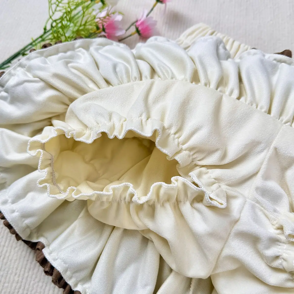 Kawaii Y2k Harajuku Party Casual Women High Waist Skirts Sweet Lolita Princess Puff Skirt Vintage Lace Bow Design