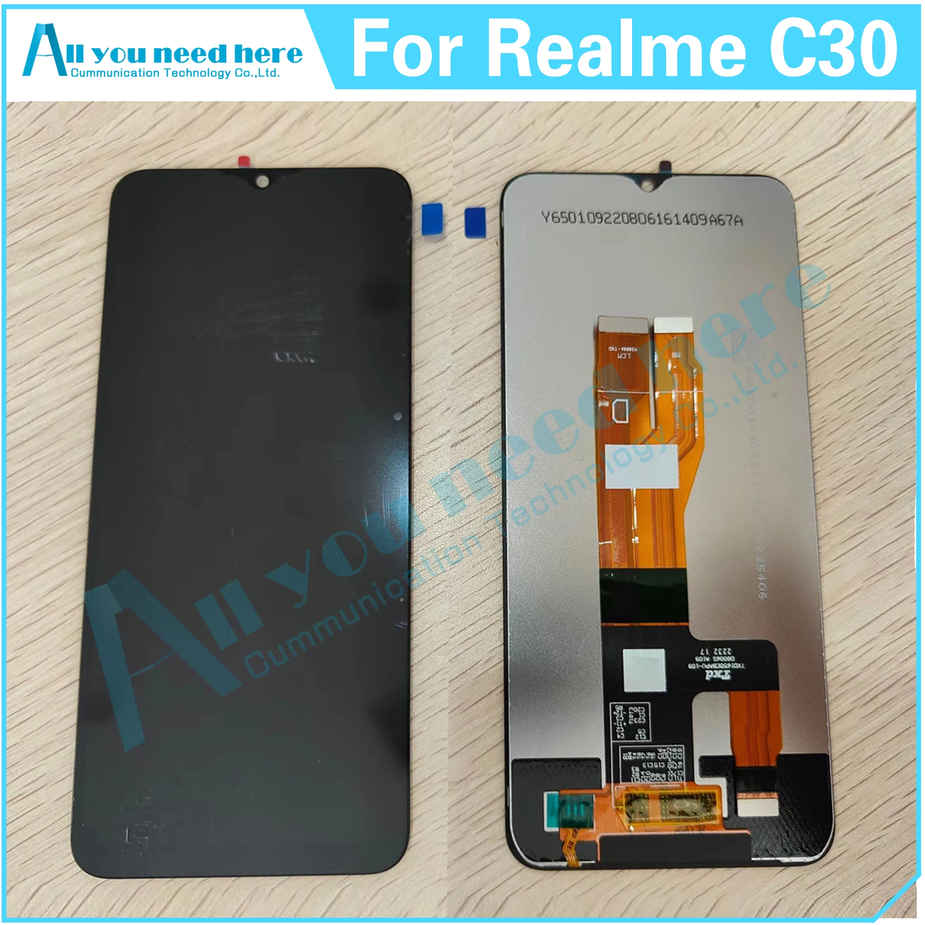 

For Realme C30 RMX3581 LCD Display Touch Screen Digitizer Assembly Replacement