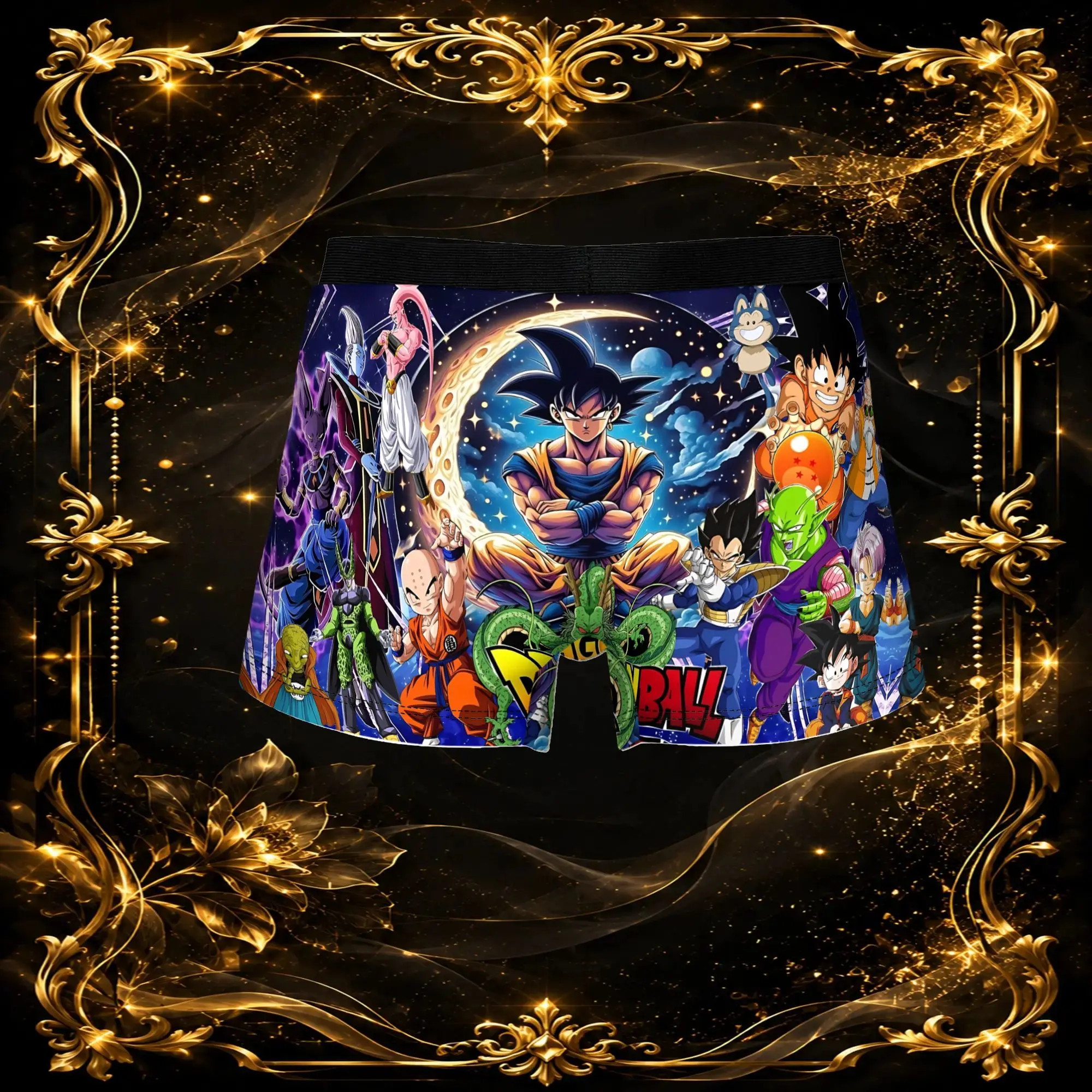 3Pcs Dragon Ball Z boxers  Underpants Homme Panties Men's Underwear Ventilate Shorts Boxer Briefs
