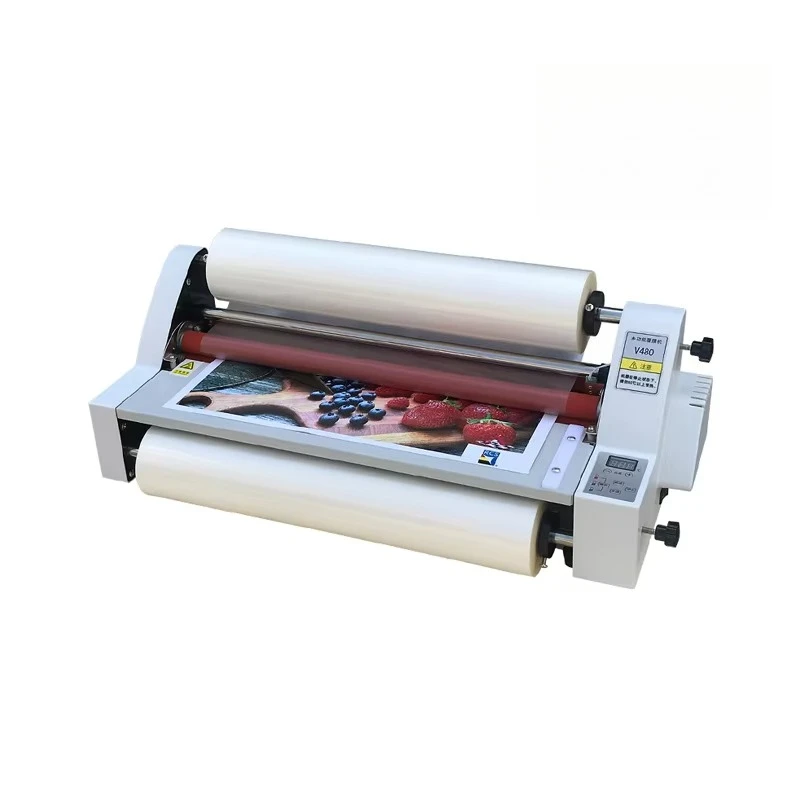 

480mm A2 A3 Electric Cold & Hot Roll Laminator Machine Laminating Thermal Lamination Machine