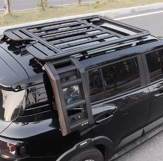 

Complete Off-Road Kit for Jetour Traveler T2,Roof Rack with Climbing Ladder,side Storage Boxes, SUV Overlanding Accessories