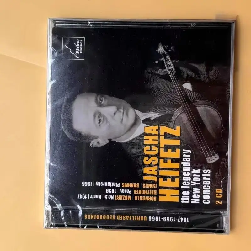 

Classical Violin Live Concert CD, Legendary Solo Performances & Orchestral Works 2CD Collection for Audiophiles