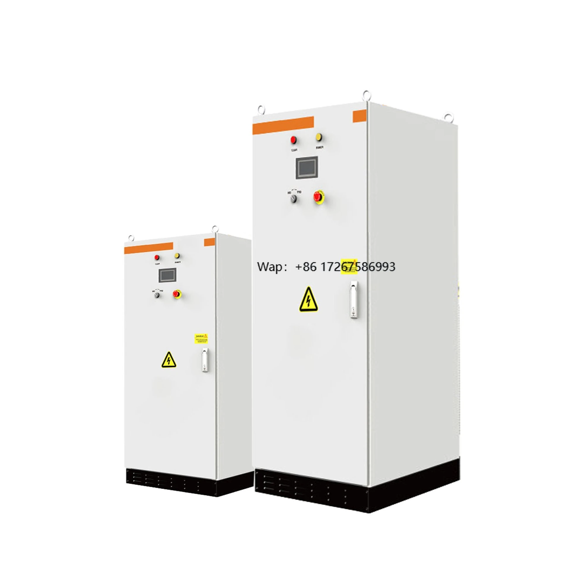 

Three-phase low-voltage solar inverters and hybrid commercial solar inverters are all in an integrated cabinet