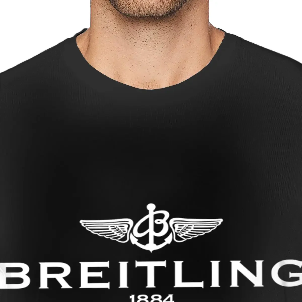 Men\'s T Shirt Breitling Logo Short Sleeve Shirt Size S-6XL Cotton Soft