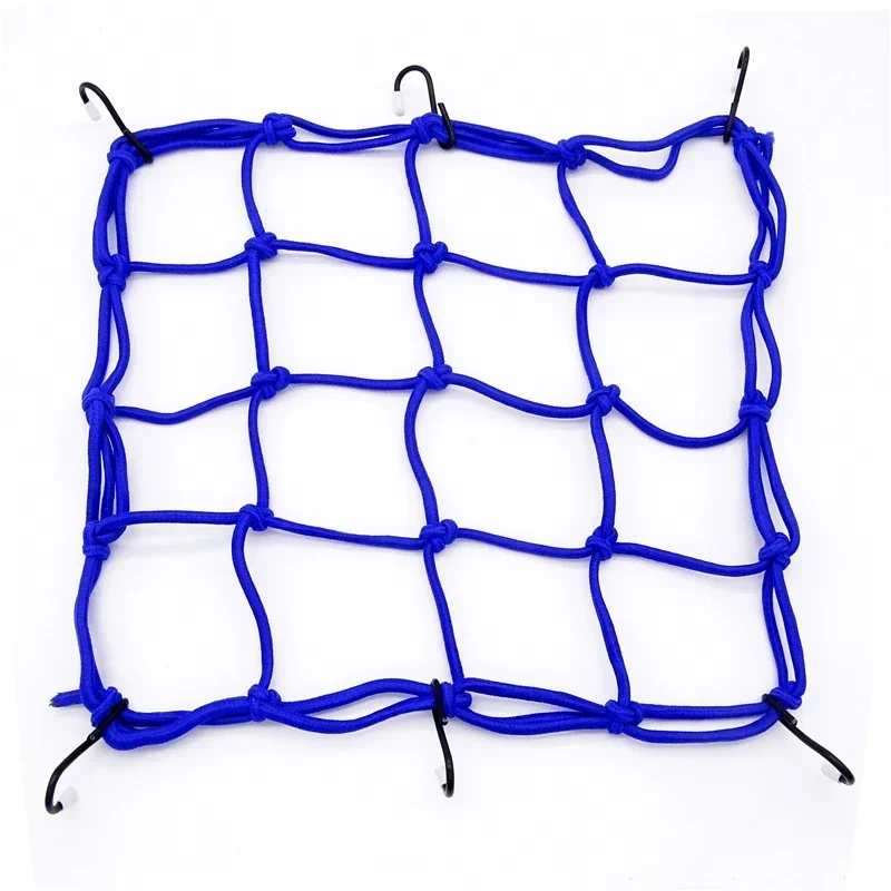 30x30cm Motorcycle Cargo Net Motorbike Bicycle Elastic Net for Helmet Storage Bungee Fuel Tank Luggage Net with Hooks view 5