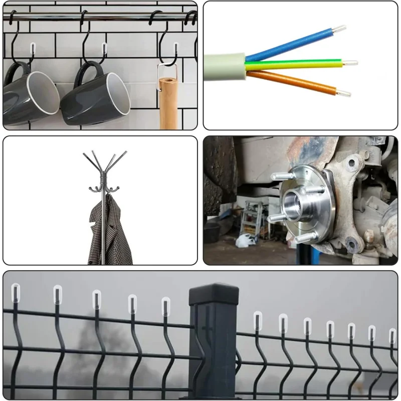 Pcs Clear Round Rubber End Caps Vinyl Cover Flexible Screw Thread Protector Bolt Covers Assortment Kit