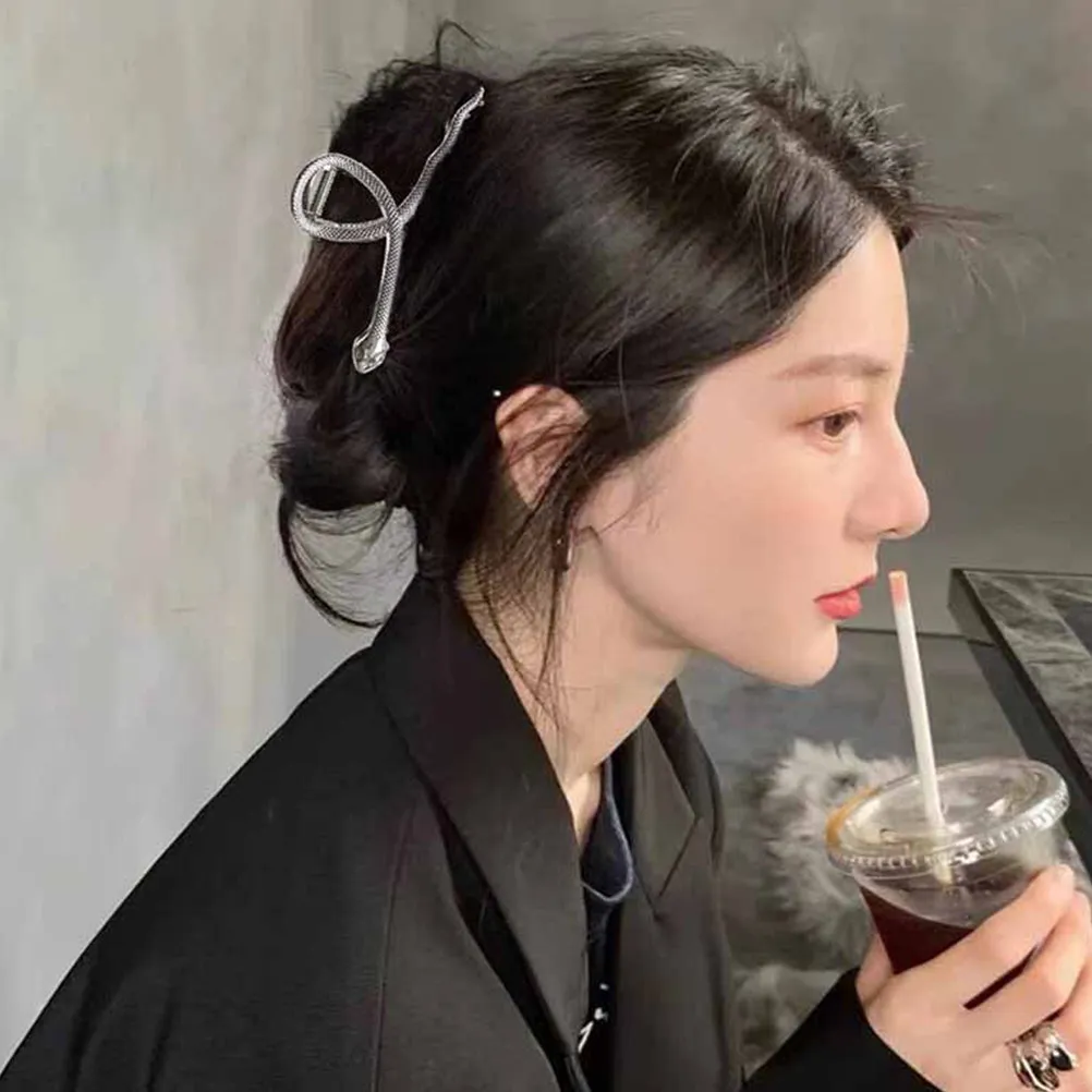 

Metal Snake Claw Clip For Women Thick Metal Claw Clip Hair Jaw Clips Barrettes Hair Accessories Stylish Holders