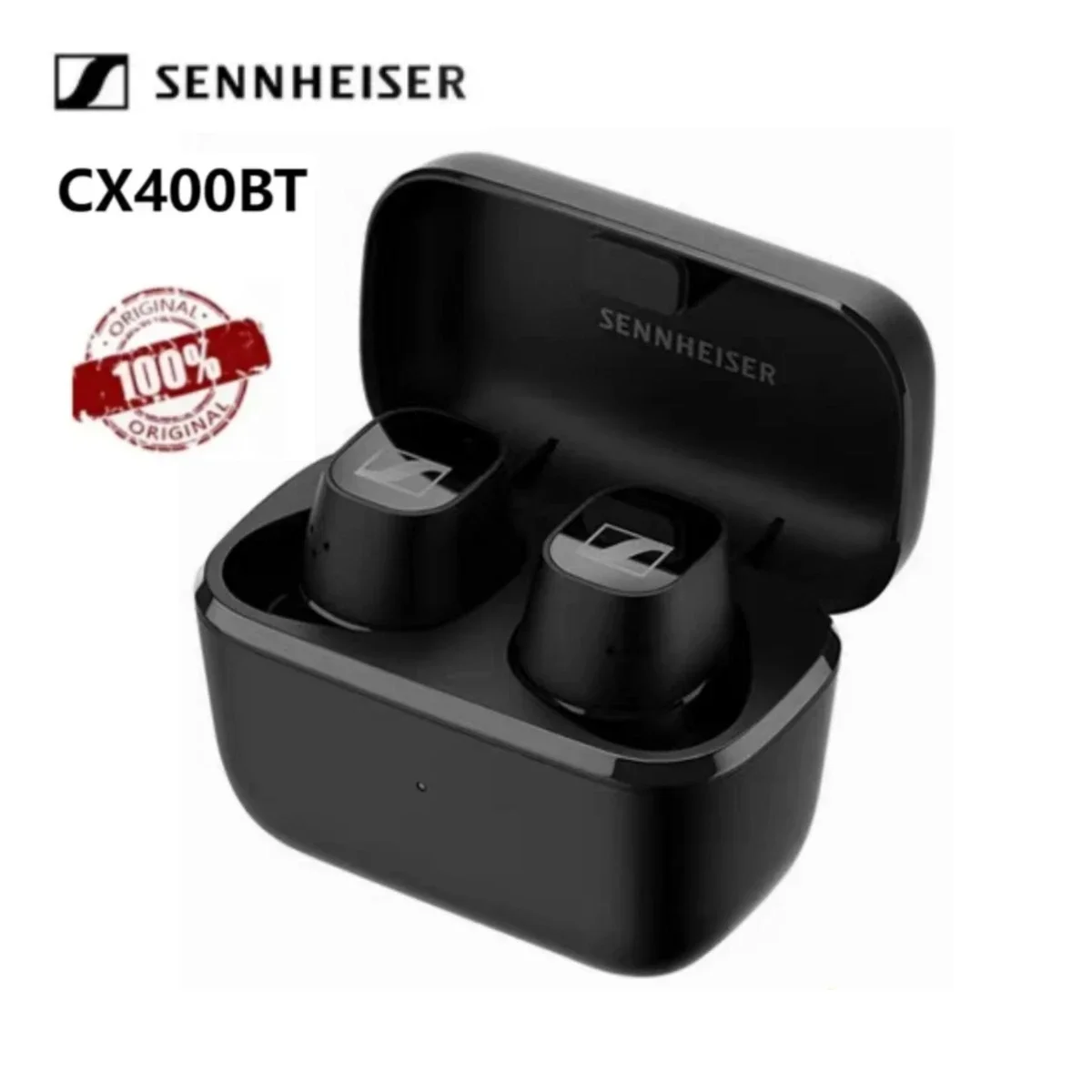 Sennheiser 진정한 무선 이어폰, TWS 블루투스 스포츠 이어버드, 스테레오 사운드 헤드셋, 소음 차단 헤드폰, CX400BT, 신제품 