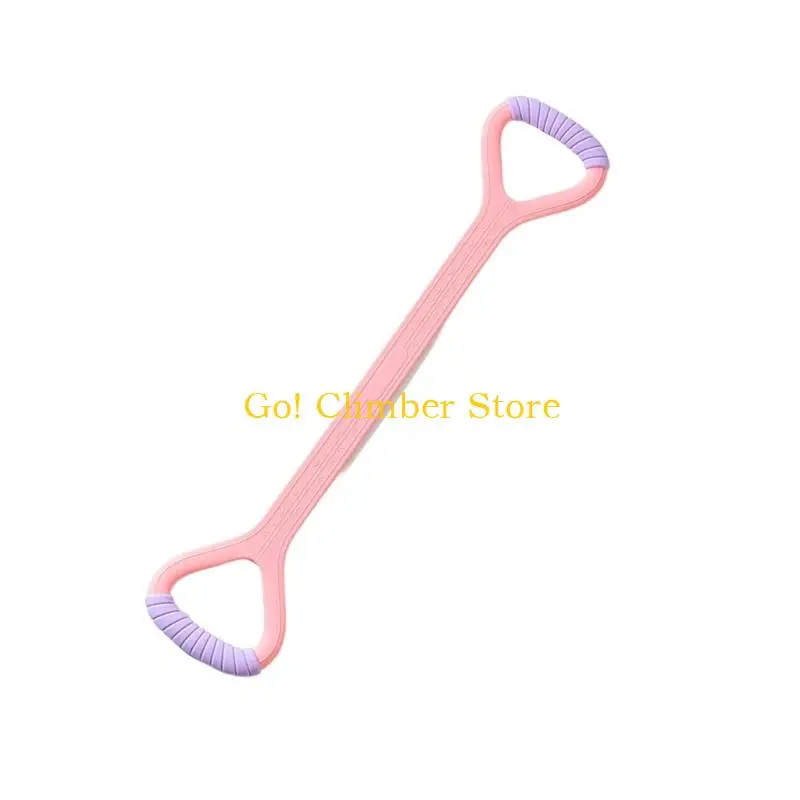 Q84C Multifunctional 8 Form Resistance Band Wide Grip Stretching Band Great for Stretching Relaxation and Postures Correction