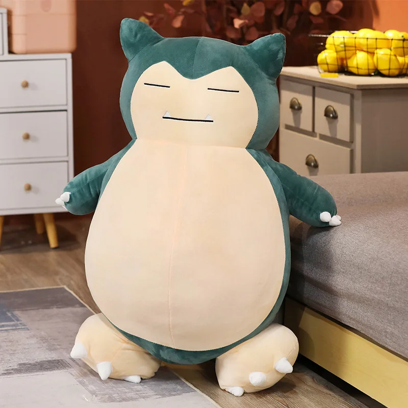 Potdemiel 30/200 cm riesige Pokemon Snorlax Tier große Pokémon Puppe halbfertige Holster Plüschtiere Kawaii Anime Plüschtier Geschenke für Kinder 6