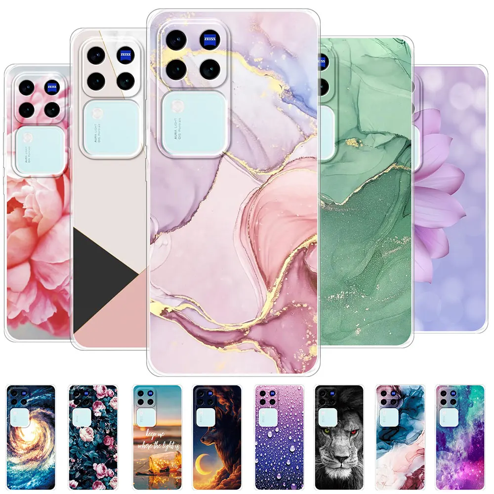 For Vivo S18 Pro /S18 5G V2323A Case Back Cover For Vivo S17 Pro Coque Clear Soft Silicone Phone Case on Vivo S18Pro S17T Funda