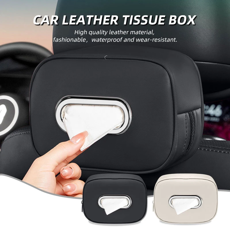 Car Seatback Tissue Box Holder Napkin Bag Armrest Paper Case Interior For Lexus IS250 IS200 CT200h GS300 LS430 RX450h LX570