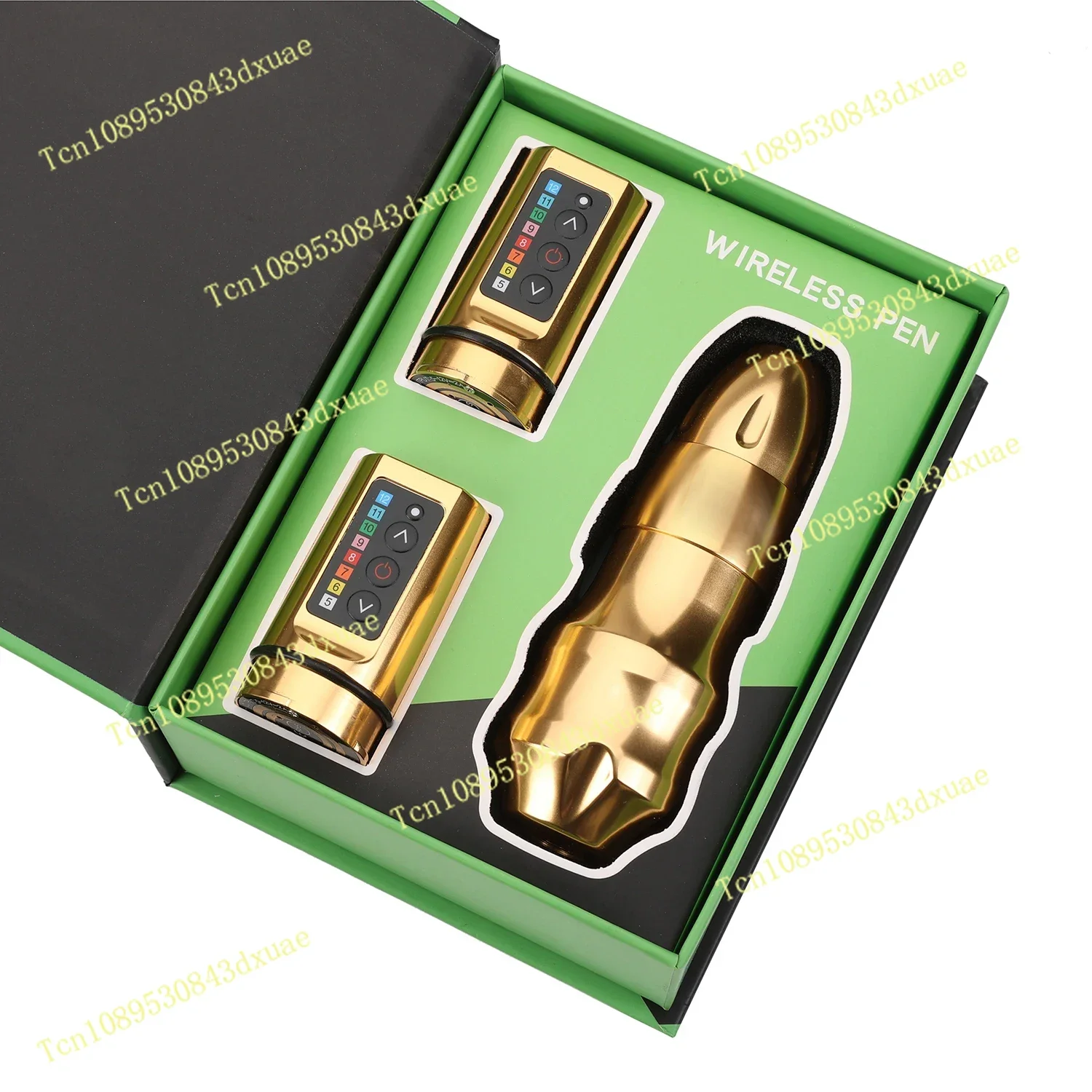 Tattoo Pen 3.5/4.0/4.6mm Stroke Optional Wireless Tattoo Machine kit 12500rpm Japanese Coreless Tattoo Pen With Two Battery
